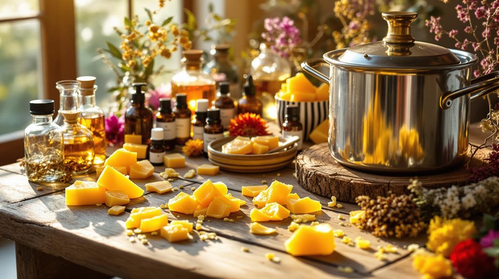 honey production beeswax processing artisanal crafting