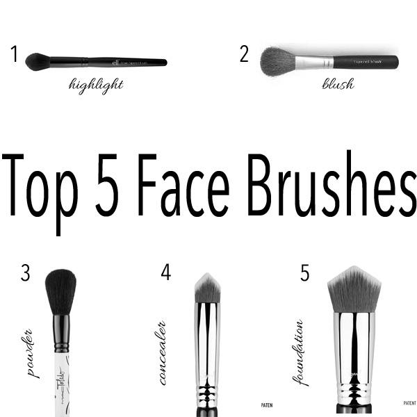 The Favourite Five: Makeup Brushes image 1