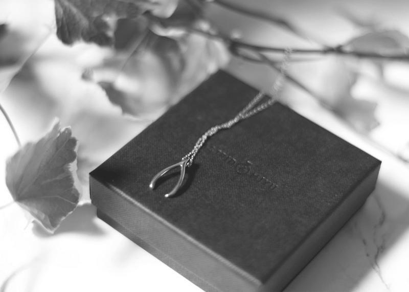 Make a Wish – The Astrid and Miyu Wishbone Necklace from JewelStreet image 0